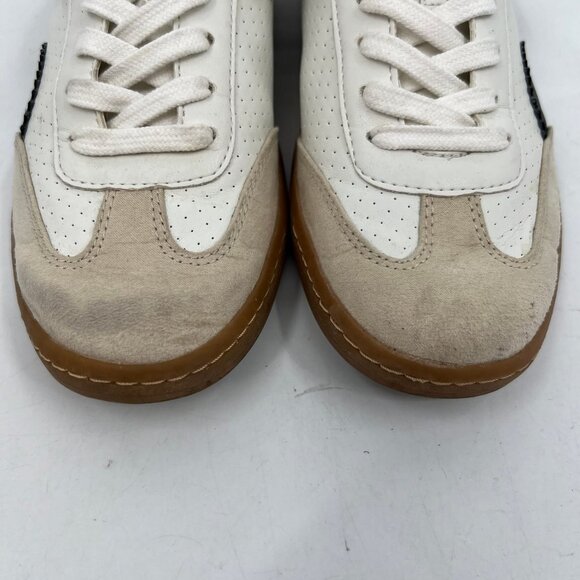 Dolce Vita White & Black Nadia Low Top Sneakers | Size 6 - Picture 8 of 10